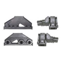 Manifolder & 4" afgangskn� Komplets�t Volvo/OMC 262" V6