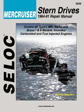 Reparation & servicehåndbog Mercruiser 1964-1991