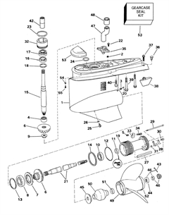 Volvo Penta SX nedre hus